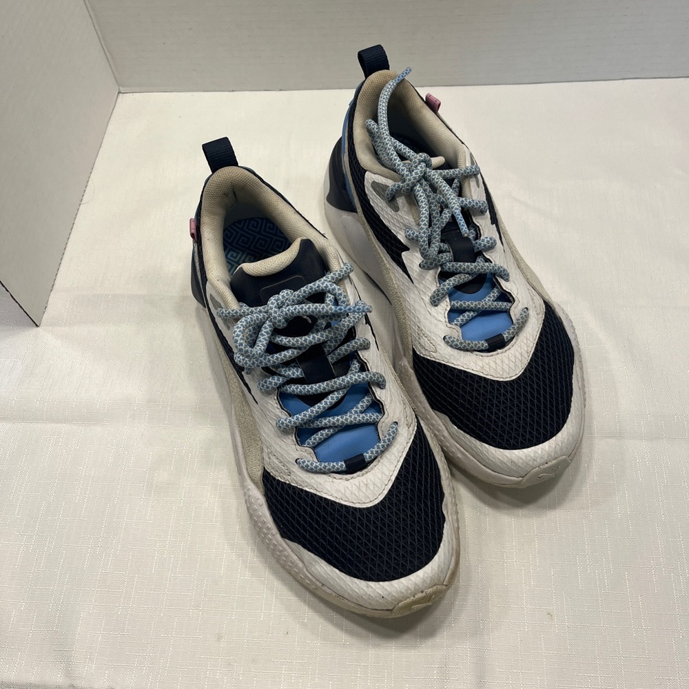 Puma Navy, Pink and White Golf Shoes